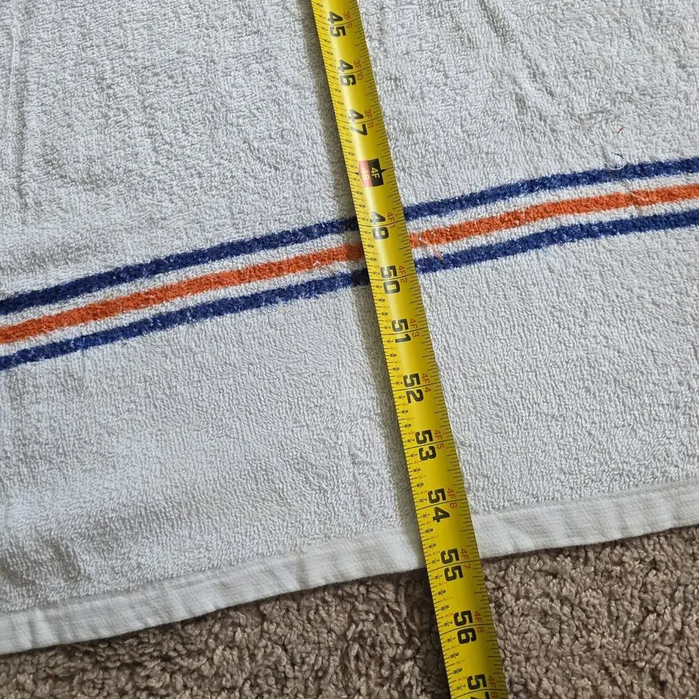 Vintage New York Mets Towel One Size White MLB Baseball Beach Bath Terry Fan